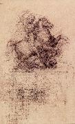 LEONARDO da Vinci Study Fur the Trivulzio-monument oil painting picture wholesale
